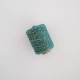 Cordón algodón lurex esmeralda 50m