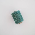 Emerald lurex cotton cord 50m