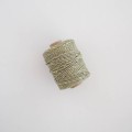 Cotton lurex cord khaky 50m