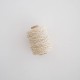 Cotton lurex cord cream 50m