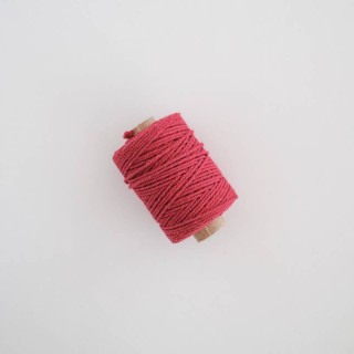 Cotton cord burgundy 50m
