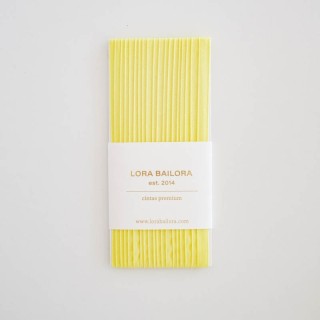 Cotton tape yellow 5m - Thickness 6mm