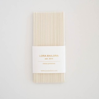 Cream cotton ribbon 5m - Thickness 6mm