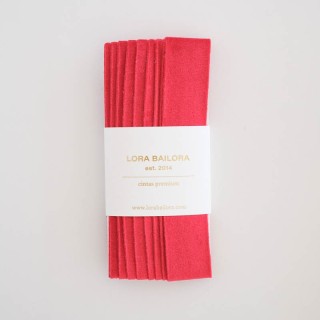 Raspberry velvet ribbon 2,5 m - Thickness 25mm