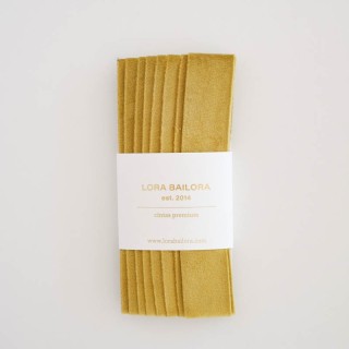 Olive velvet ribbon 2,5 m - Thickness 25mm