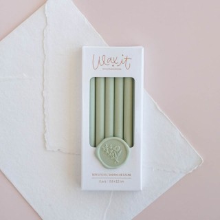 Set of 6 SAGE sealing wax sticks