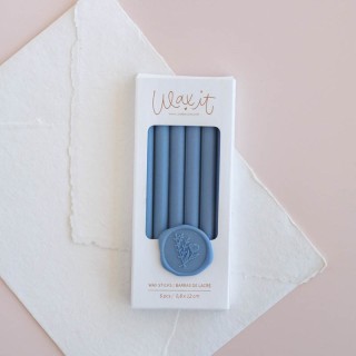 Set of 6 sealing wax sticks OCEAN