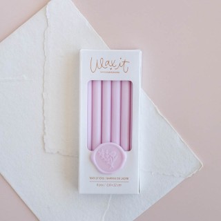 Set of 6 WISTERIA sealing wax sticks