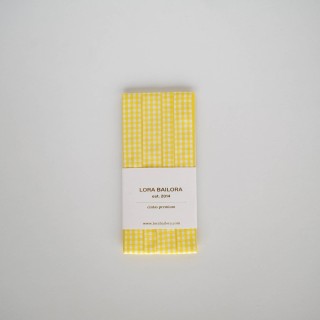 Vichy ribbon yellow 5m - Thickness 15mm