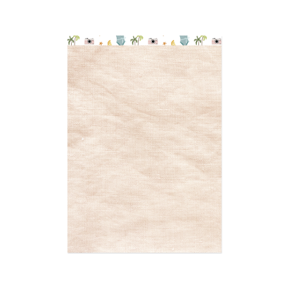 Paper pad 24 single-side printed papers 15,2x20,3 cm SUMMER MEMORIES