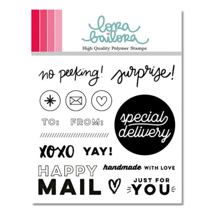 Packaging Acrylic Stamps Value Pack by Lora Bailora