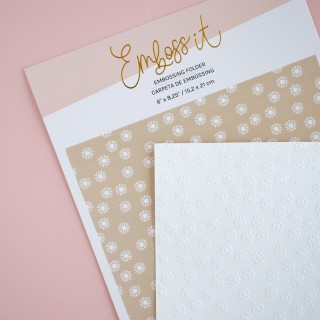 Carpeta de embossing 6"x 8,25" SOLES