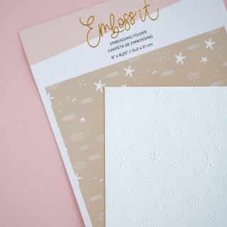 Carpeta de embossing 6"x 8,25" OCÉANO