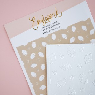 Carpeta de embossing 6"x 8,25" FRESITAS