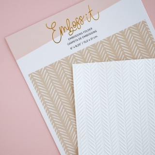 Carpeta de embossing 6"x 8,25" ESPIGA
