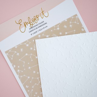 Carpeta de embossing 6"x 8,25" PERSEIDAS