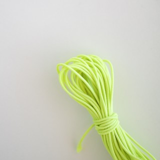 Neon yellow elastic cord 5m