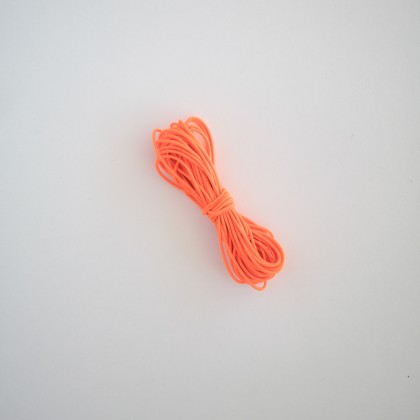 Neon orange elastic cord 5m