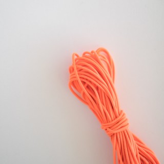 Cordón elástico naranja neón 5m