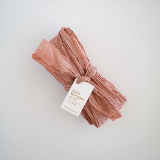 Mulberry paper tape powdered pink 2,5m - Thickness 13 cm