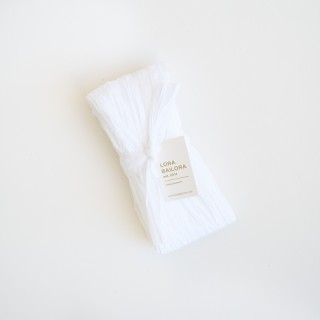 White mulberry paper ribbon 2.5m - Thickness 13 cm
