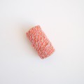 Orange lurex twist cord 25m Thickness 1.5mm