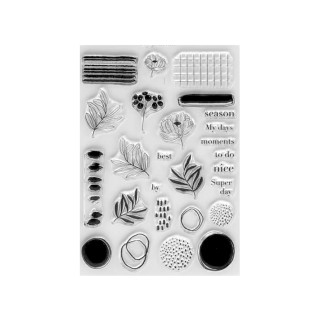 Acrylic Stamp Set no.2109 MY JOURNAL - MRS. MAPLE
