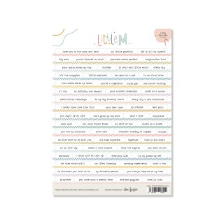 Pegatinas frases inglés LITTLE M