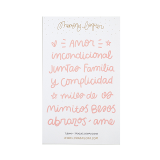 Troquel FRASES COMPLICIDAD