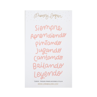 Troquel FRASES ACCIONES LITTLE M
