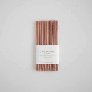 Cinta Velvet thin rosa empolvado 5m - Grosor 6mm