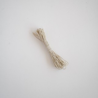 Cordón elástico crema 5m - Grosor 1mm