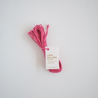 Cordón encerado fucsia 5m - Grosor 1,5mm