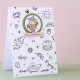 Acrylic stamp 11x21 cm Good times by Mandie Kuo