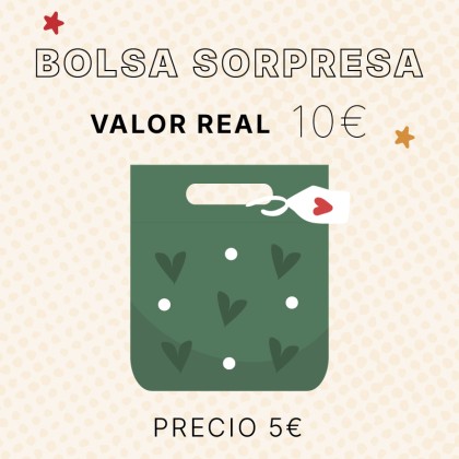 Bolsa sorpresa productos suscripción 5€