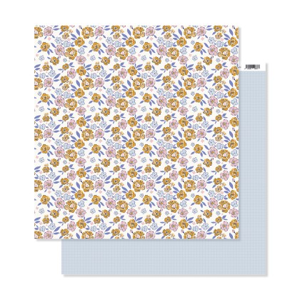 Papel estampado dobe cara 12x12" - MLP07