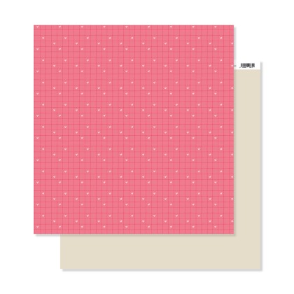 Papel estampado doble cara 12x12" - MLP11