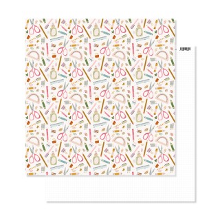 Papel estampado doble cara 12x12" - MLP14