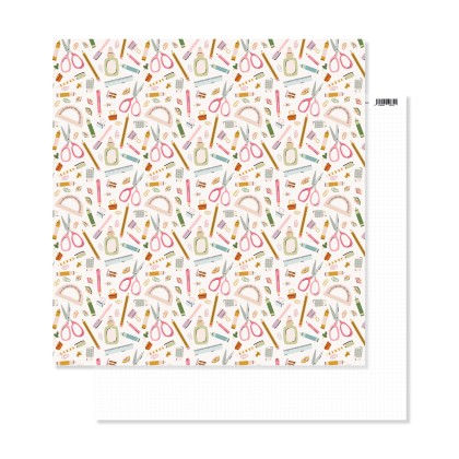 Papel estampado dobe cara 12x12" - MLP14