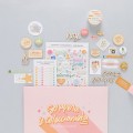 Kit adornos "Scrapera y coleccionista"