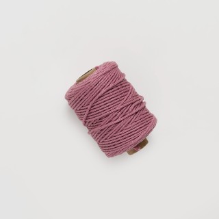 Cordón algodón rosa vintage 50m