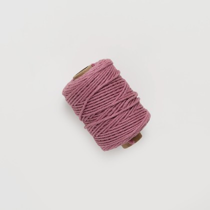 Cordón algodón rosa vintage 50m