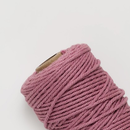 Cordón algodón rosa vintage 50m