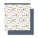 Kit de 12 papeles estampados a doble cara 30,5x30,5 cm COMPÁS