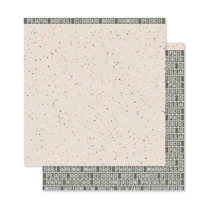 Kit de 12 papeles estampados a doble cara 30,5x30,5 cm COMPÁS