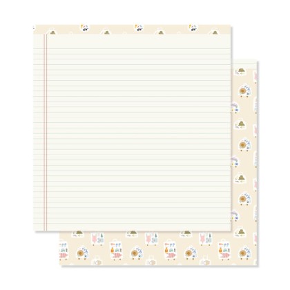 Kit de 12 papeles estampados a doble cara 30,5x30,5 cm COMPÁS