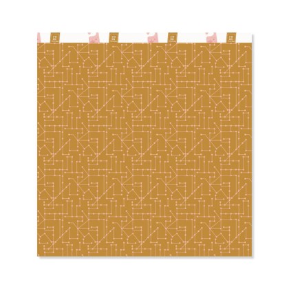 Bloc de 24 papeles estampados a una cara 30,5x30,5 cm COMPÁS