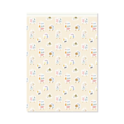 Paper pad 24 papeles estampados a una cara 15,2x20,3 cm COMPÁS