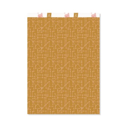 Paper pad 24 papeles estampados a una cara 15,2x20,3 cm COMPÁS