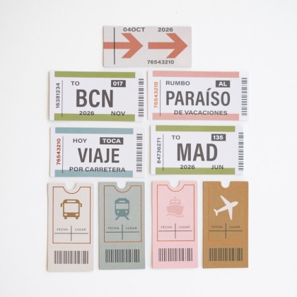 Die cuts TICKETS COMPÁS